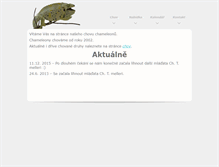 Tablet Screenshot of chameleoni.cz